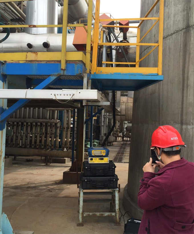 中石化系統(tǒng)單位有機物廢氣現場測試