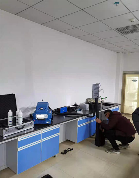 南陽市環境監測站PF-300非甲烷總烴分析儀交貨現場