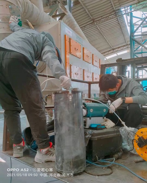 配合天津環科院和橡膠協會在京東橡膠現場檢測