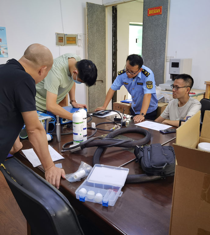 杭州建德環境監測站PF-300交貨培訓