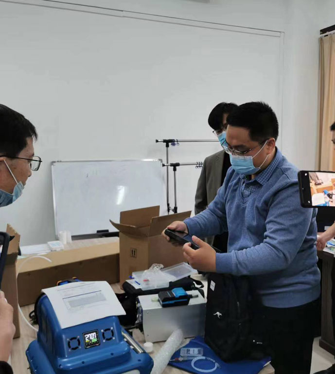 淄博市生態環境局PF-300交付驗收