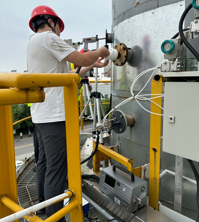 PB-150便攜式氣相色譜儀現場測試